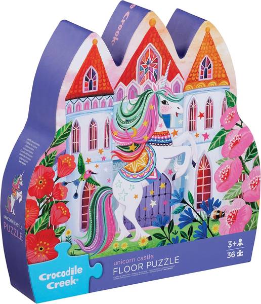FLOOR PUZZLE: UNICORN CASTLE 36 PIECES
