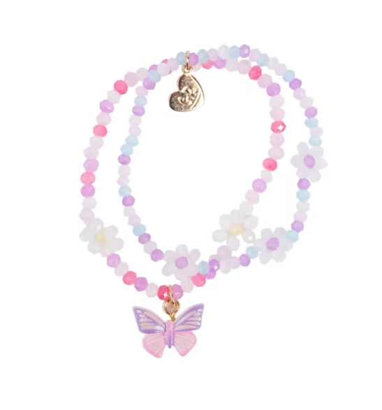 BUTTERFLIES AND DAISES BRACELET