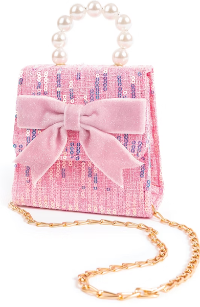 MADEMOISELLE MINI PURSE WITH HEADBAND PINK