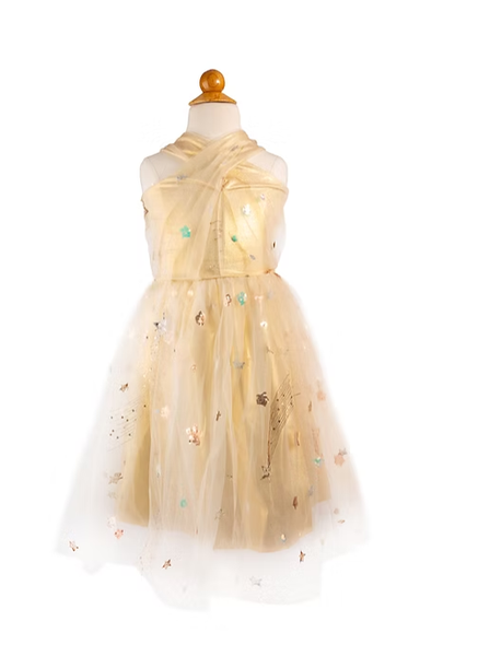 SILVER & GOLD ERAS DRESS SIZE 5-6