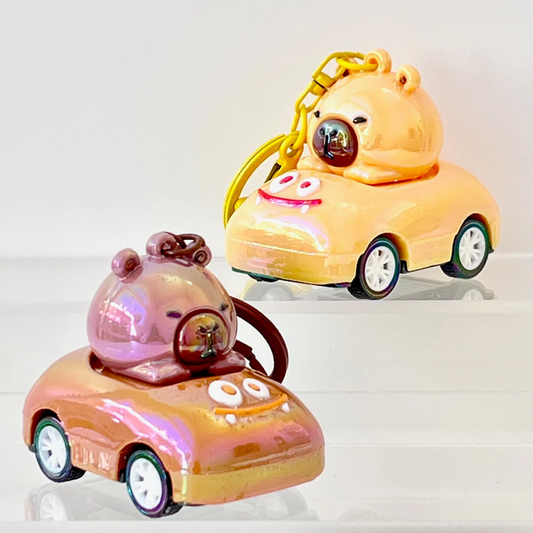 CAPYBARA RACER KEYCHAIN