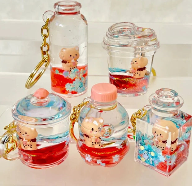 BEAR COMBO FLOATY KEYCHAIN