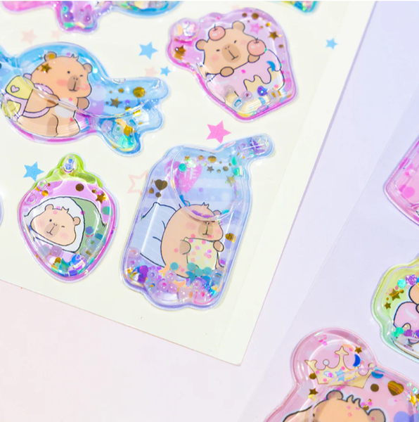 CAPYBARA WATER STICKERS