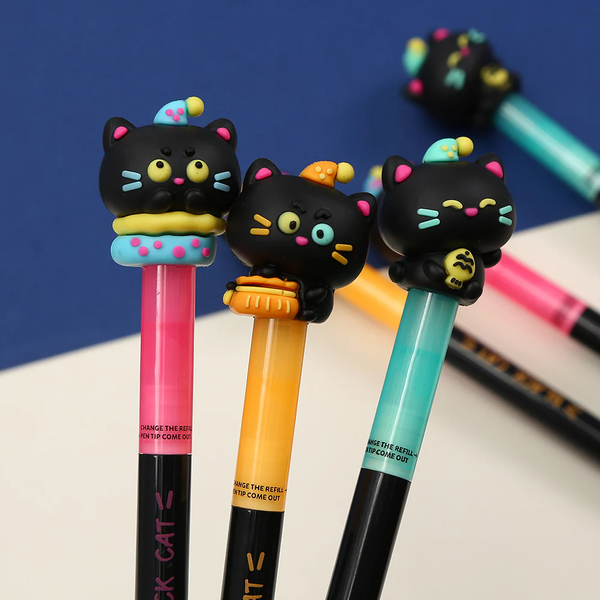 BLACK CAT GEL PEN