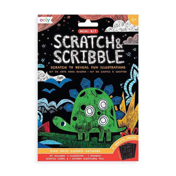 SCRATCH AND SCRIBBLE: DINO DAYS