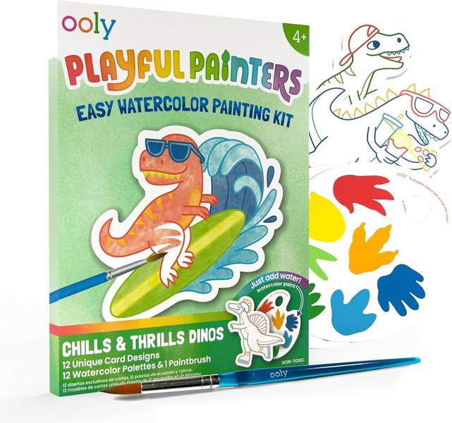 PLAYFUL PAINTERS: CHILLS AND THRILLS DINOS