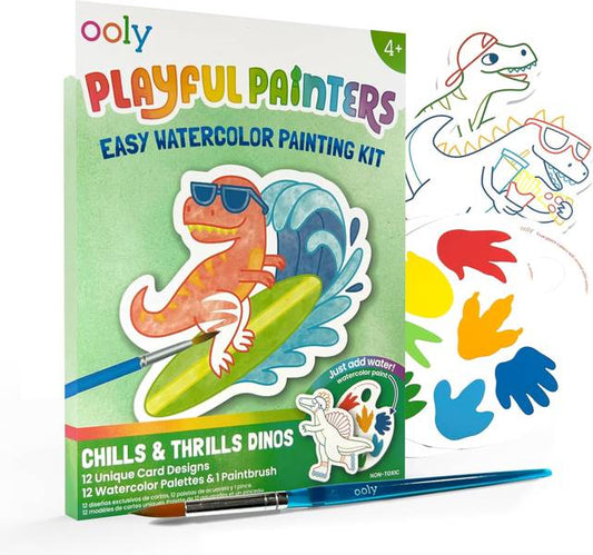 PLAYFUL PAINTERS: CHILLS AND THRILLS DINOS