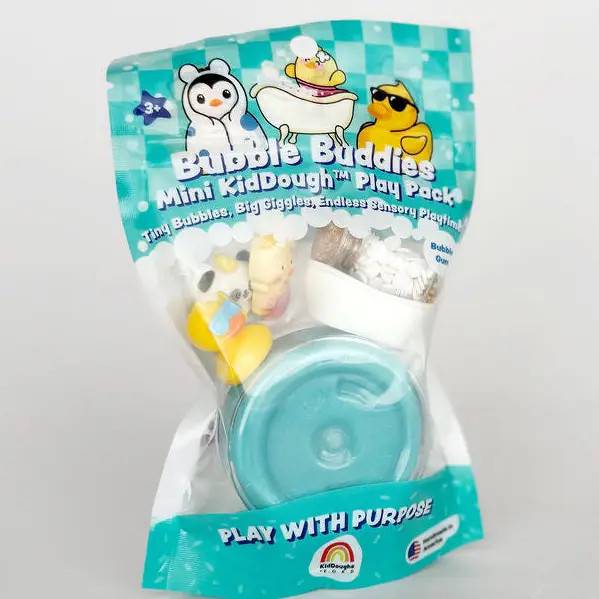 MINI KIDDOUGH PLAY PACK: BUBBLE BUDDIES BUBBLE GUM