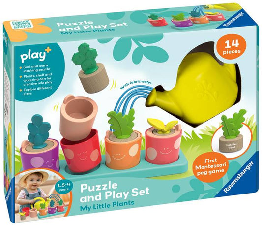 PUZZLE AND PLAY SET: MY LITTLE PLANTS
