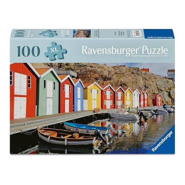 PUZZLE: COLORFUL HOUSES IN SWEDEN 100 PCS
