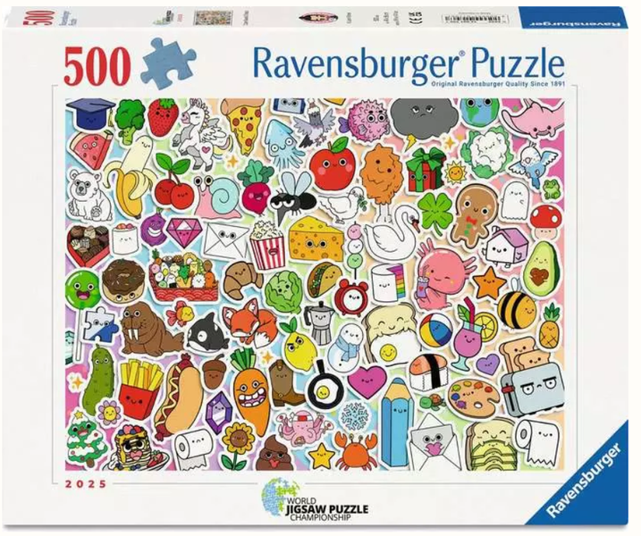 PUZZLE: CUTE KAWAII CHAOS 500 PCS