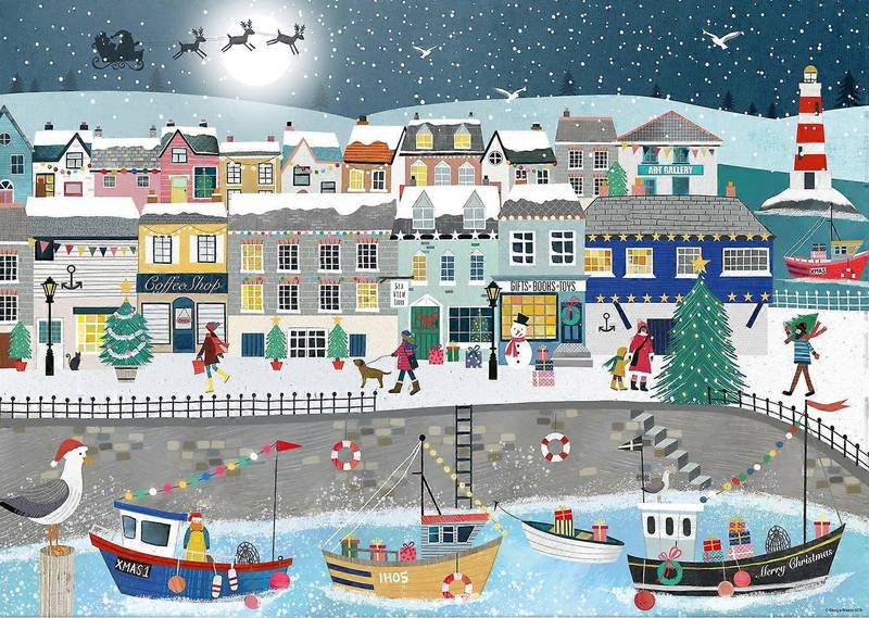 PUZZLE: COASTAL CHRISTMAS 1000 PCS