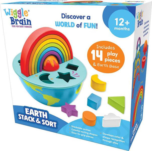 WIGGLE BRAIN EARTH STACK AND SORT