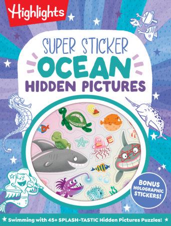 HIGHLIGHTS SUPER STICKER OCEAN HIDDEN PICTURES