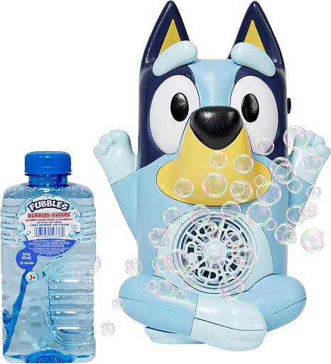 BLUEY NO-SPILL MUSICAL BUBBLE MACHINE