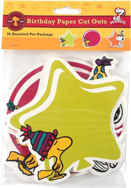 CUTOUTS: PEANUTS BIRTHDAY