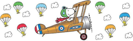 BULLETIN BOARD SET: GIANT FLYING ACE SNOOPY
