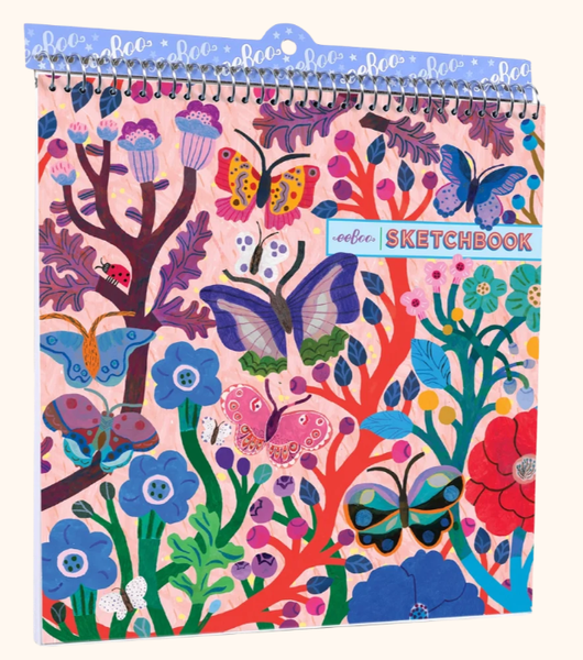 BUTTERFLIES SQUARE SKETCHBOOK