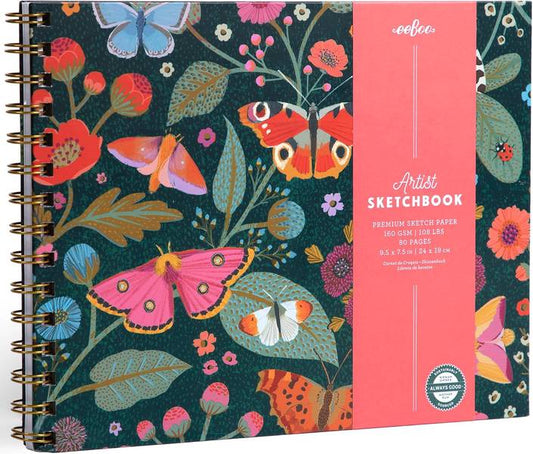 ARTIST SKETCHBOOK BUTTERFLIES