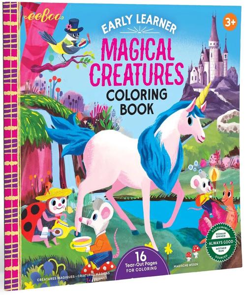 EARLY LEARNER MAGICAL CREATURES COLORING BOOK