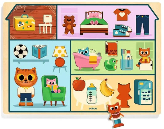 PUZZLE: WOODEN HOUSE