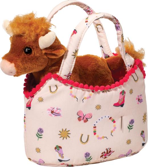 BESTIE WESTIE SASSY PET SAK WITH HIGHLAND COW