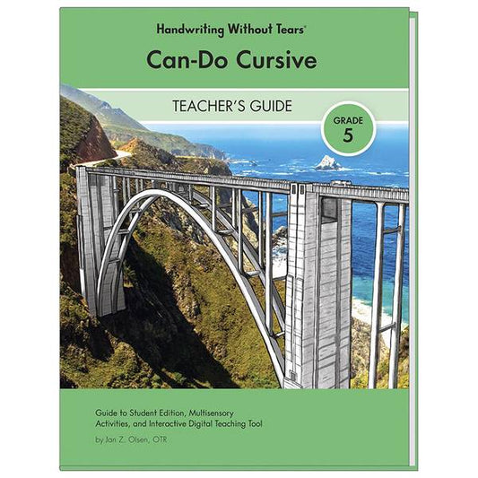 HWT: 5TH GRADE CAN-DO CURSIVE TEACHER'S GUIDE 2025