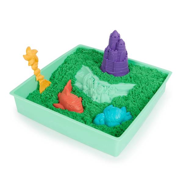 KINETIC SAND: SANDBOX SET GREEN