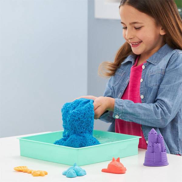 KINETIC SAND: SANDBOX SET BLUE