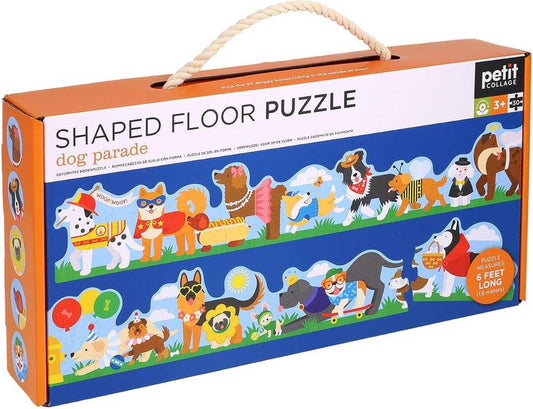 SHAPED FLOOR PUZZLE: DOG PARADE