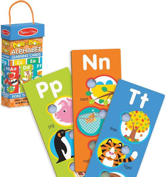 POKE-A-DOT JUMBO ALPHABET LEARNING CARDS