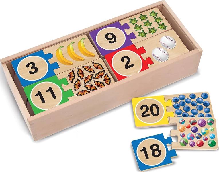 SELF-CORRECTING 1-20 NUMBER PUZZLES