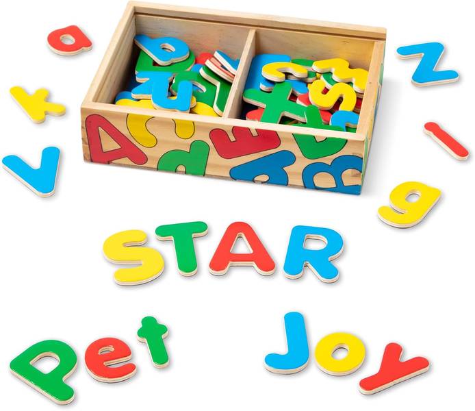 MAGNETIC WOODEN ALPHABET