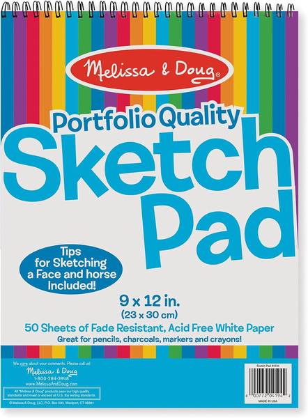 SKETCH PAD 9X12 IN