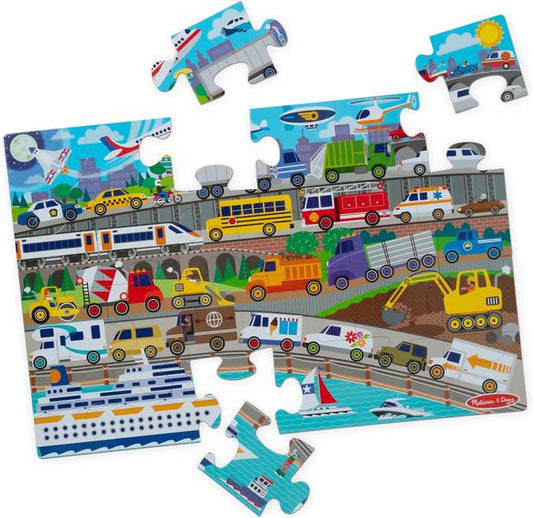 FLOOR PUZZLE: TRAFFIC JAM 24 PCS