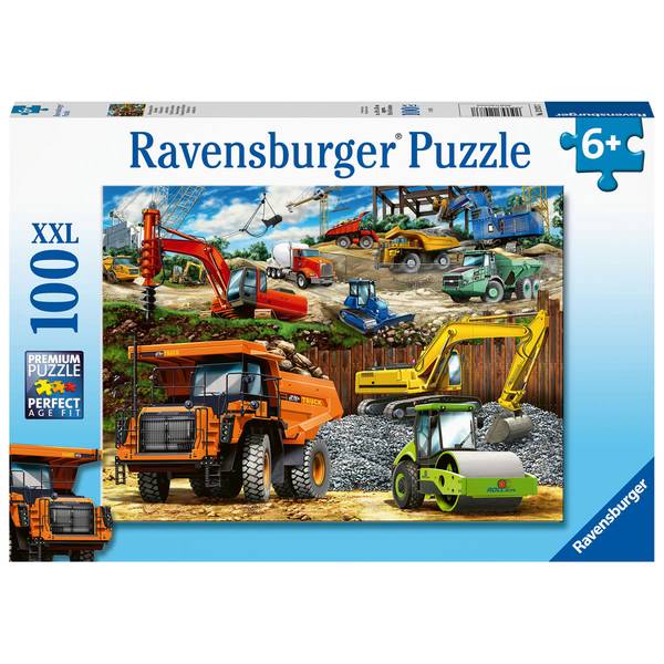 PUZZLE: CONSTRUCTION VEHICLES 100 PC