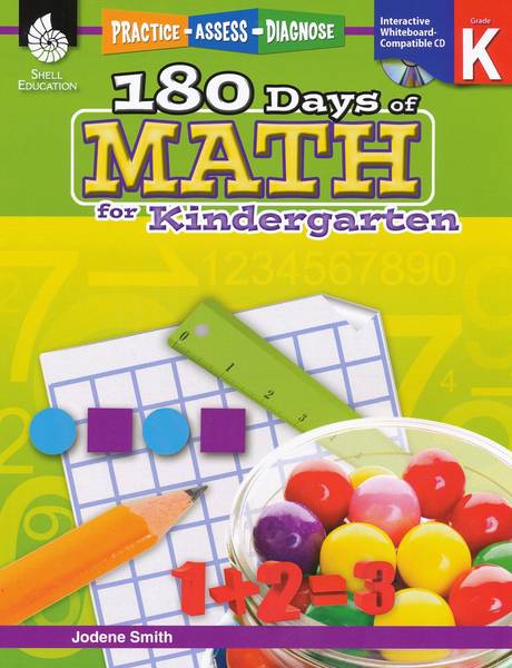 180 DAYS OF MATH FOR KINDERGARTEN