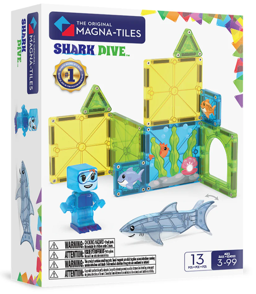 MAGNA-TILES SHARK DIVE 13-PIECE SET