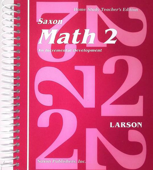 SAXON MATH 2 TEACHER'S GUIDE