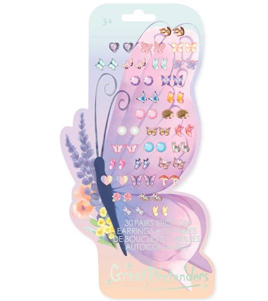 BUTTERFLY STICKER EARRINGS