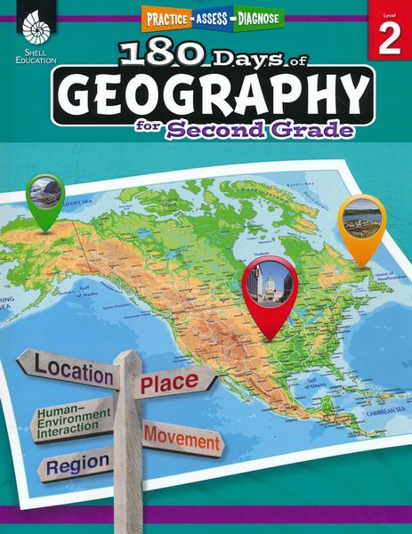 180 DAYS OF GEOGRAPHY FOR SECOND GRADE