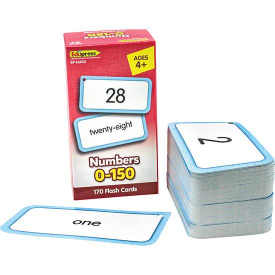 FLASH CARDS: NUMBERS 0-150