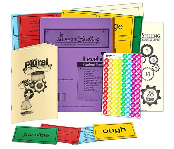 ALL ABOUT SPELLING LEVEL 5 STUDENT PACKET