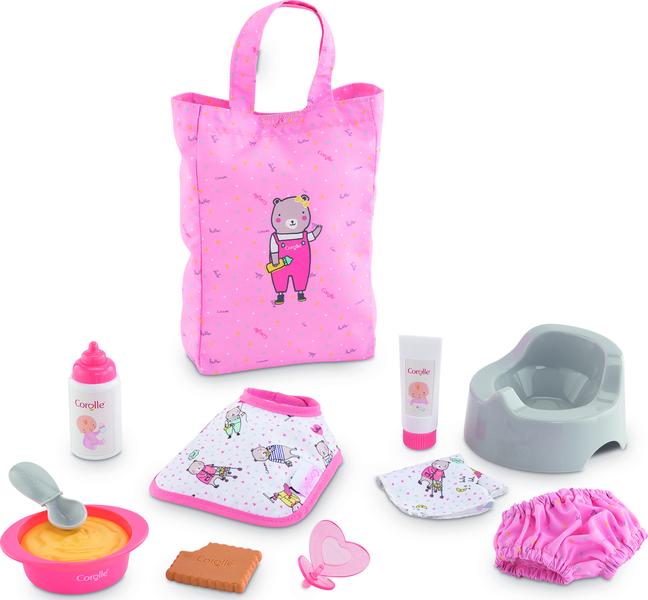 BEBE 12" PINK LARGE ACCESSORIES