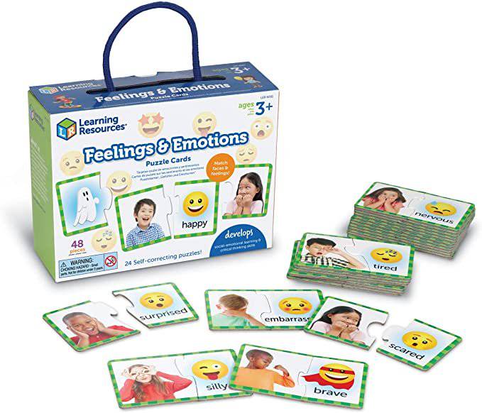 FEELINGS & EMOTIONS PUZLLE CARDS