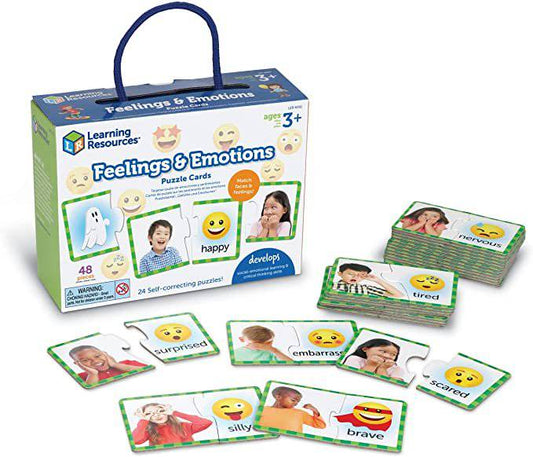 FEELINGS & EMOTIONS PUZZLE CARDS
