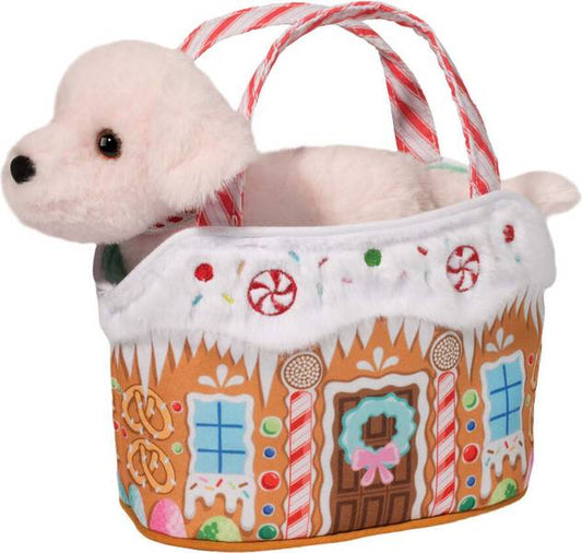 CANDY LANE SASSY SAK WITH PINK DOG