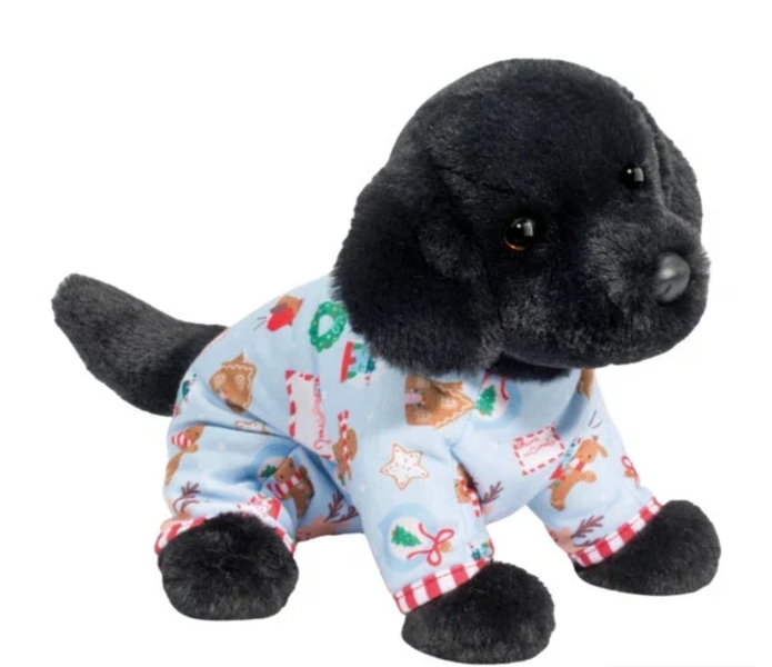 BLACK LAB WITH PJ'S