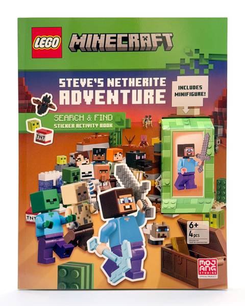 LEGO MINECRAFT STEVE'S NETHERITE ADVENTURE