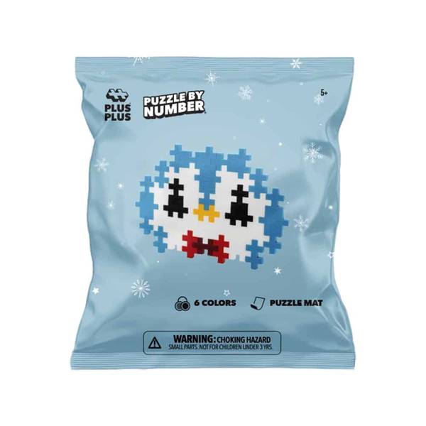 PLUS PLUS PUZZLE BY NUMBER PENGUIN